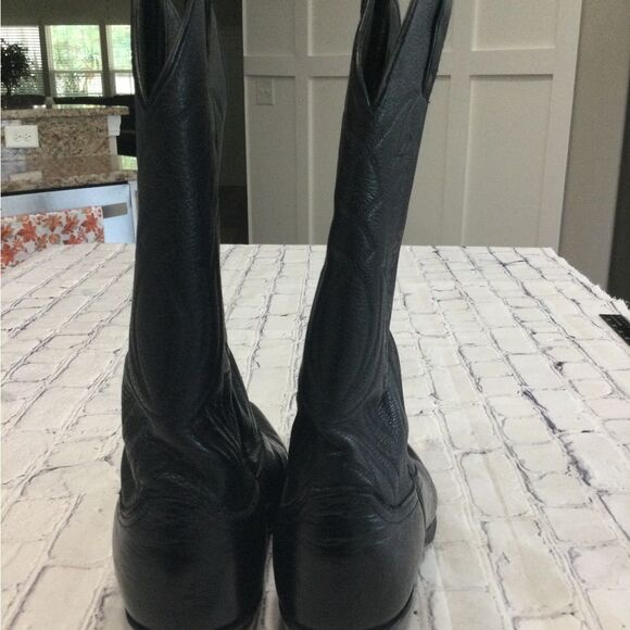 Justin Imperfect Western Boots Men’s Size 9 1/2 D Color Black Classic main image 8